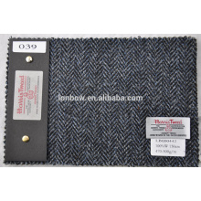 Herringbone tissu organique moulins chine tissu de tweed